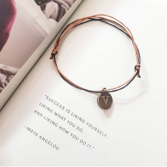 SIMPLE ROUND INITIAL gelang nama gelang inisial SIMPLE ROUND INITIAL gelang nama gelang inisial