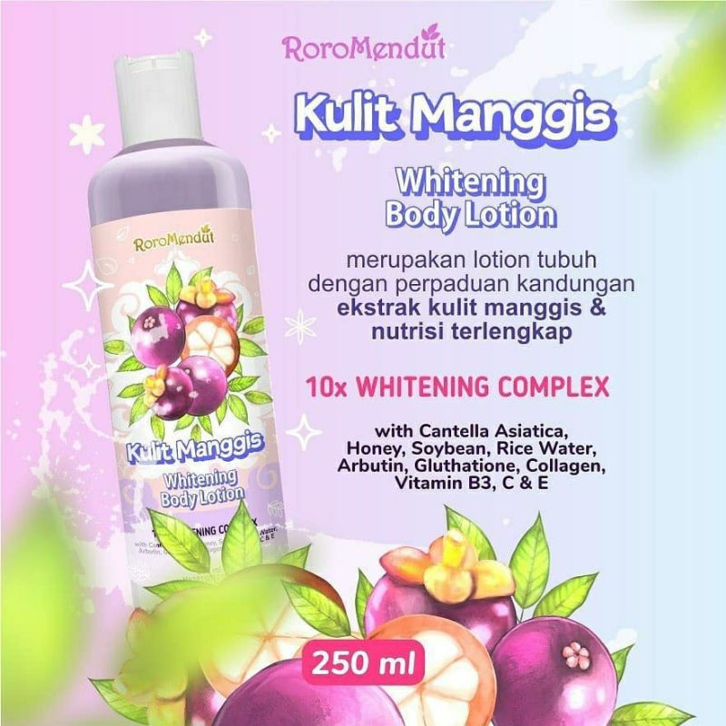 Whitening Body Lotion / Lotion Whitening / Body Lotion Roro Mendut