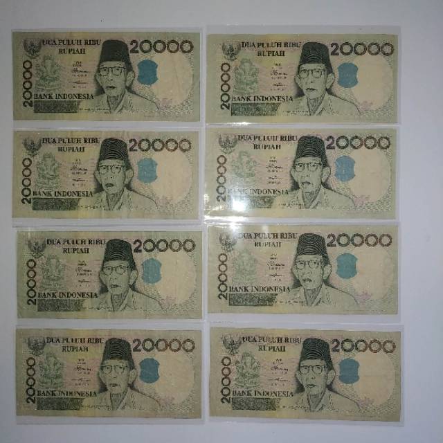 Uang kuno 20rb 20000 rupiah 20.000 rupiah ki hajar dewantara tahun 1998 uang kuno asli