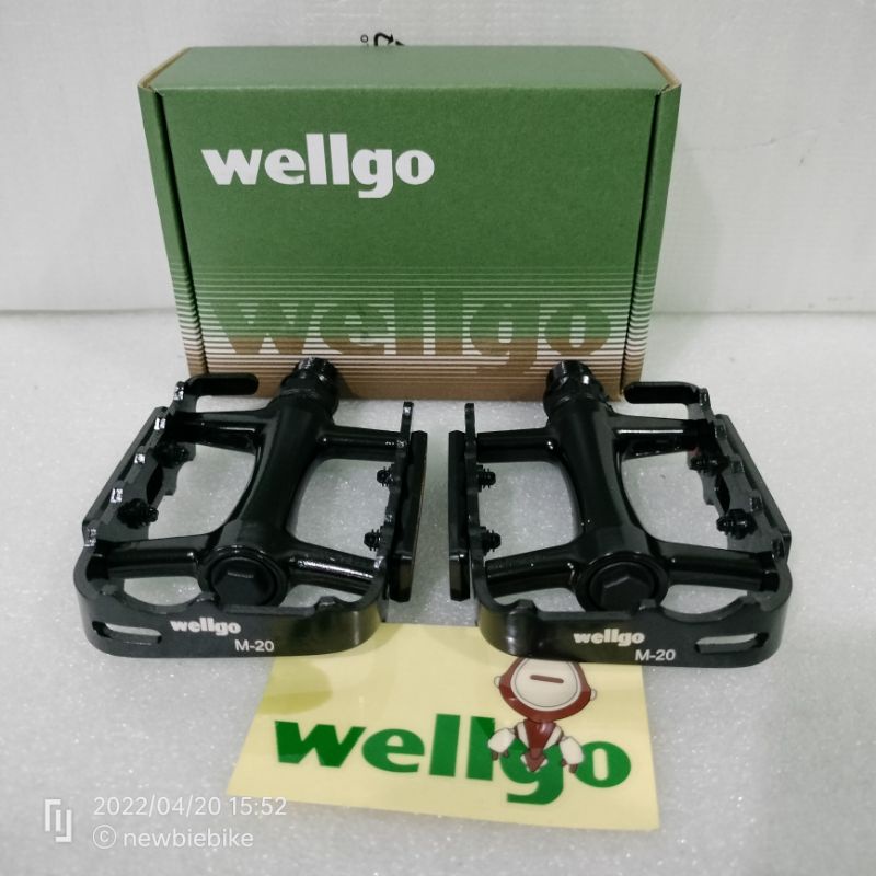 Pedal sepeda Wellgo M20 Sealed Bearing Original | pedal roadbike dan MTB