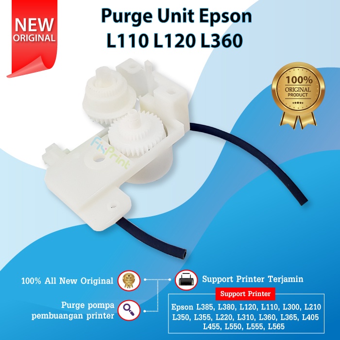 Purge Unit Pompa Pembuangan Printer Epson L110 L120 L121 L210 L220 L300 L310 L350 L355 L360 L365 L380 L385 L405 L485 L550 L555 L565