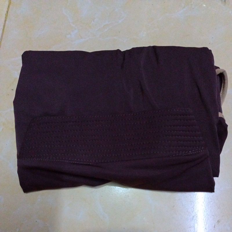 HIJAB JERSY LIST, KRUDUNG INSTAN JERSY JOYA UK XL-Coklat