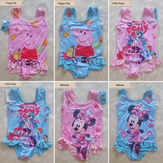 Baju Renang Segitiga Anak Perempuan