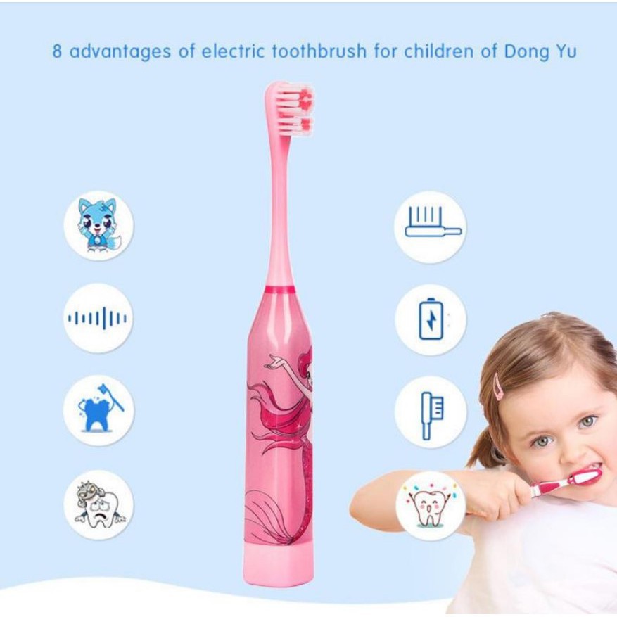 SIKAT GIGI ANAK ELEKTRIK MOTIF KARAKTER DESAIN KARTUN MURAH PREMIUM AWET KIDS ELECTRIC TOOTHBRUSH