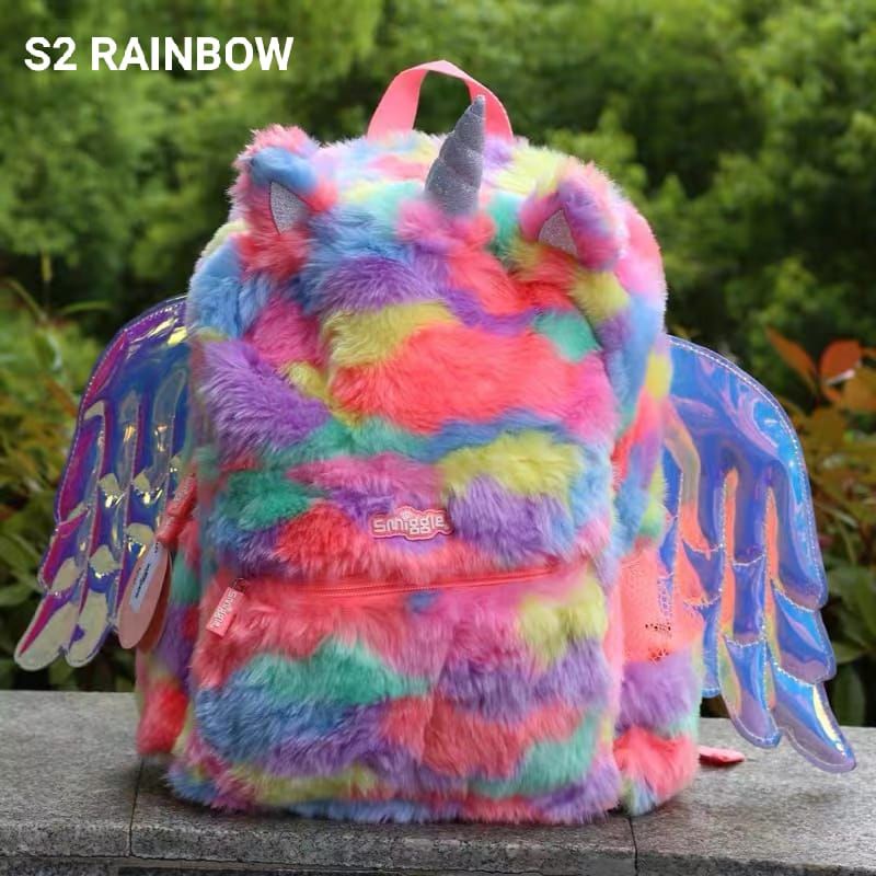 RANSEL SMIGGLE ORI / RANSEL SMIGGLE TK / UNICORN SAYAP BULU RAINBOW