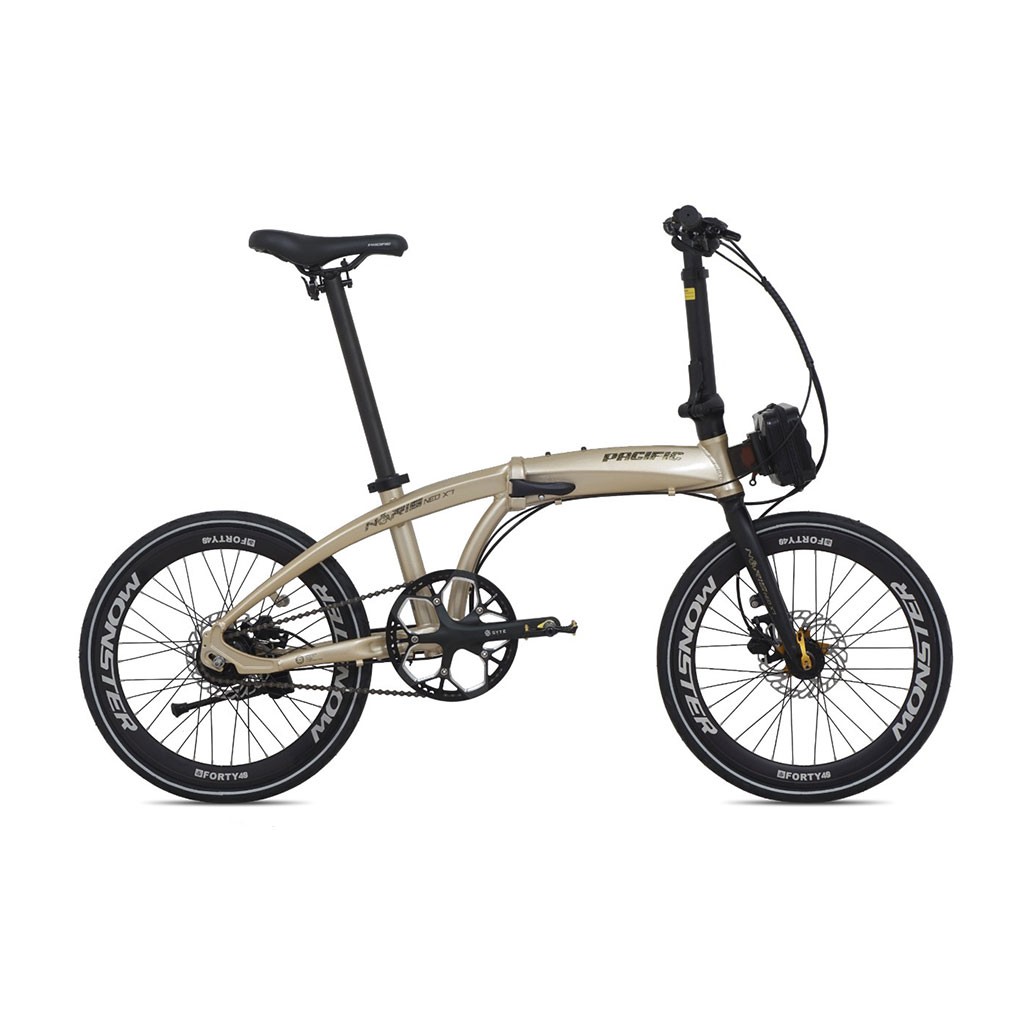 SEPEDA LIPAT PACIFIC NORIS NEO X7 20&quot; 7 SPEED HYDRAULIC DISC BRAKE FRAME ALLOY FOLDING BIKE