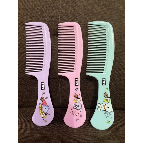 sisir gagang BTS / sisir rambut bt21 / sisir gagang plastik chimmy