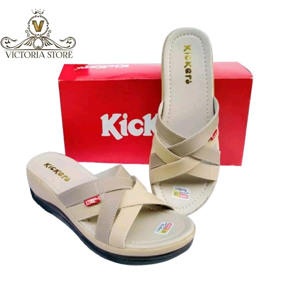 Sandal Sendal Wedges Wanita Terbaru Kekinian Murah Sandal Pesta Wanita