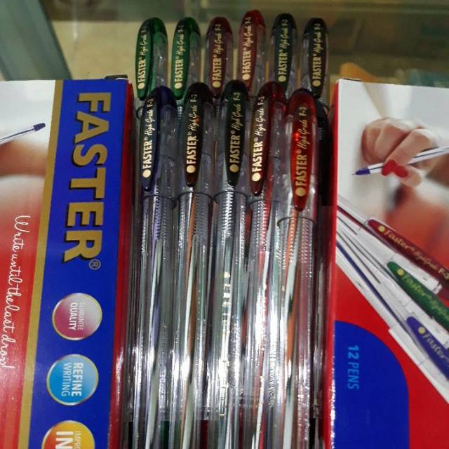 

Pulpen FASTER type F3 ketebalan tinta 0.5 mm ECER!!!!!!!!