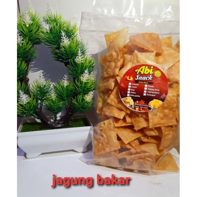 

Kripik Pangsit Jagung Bakar