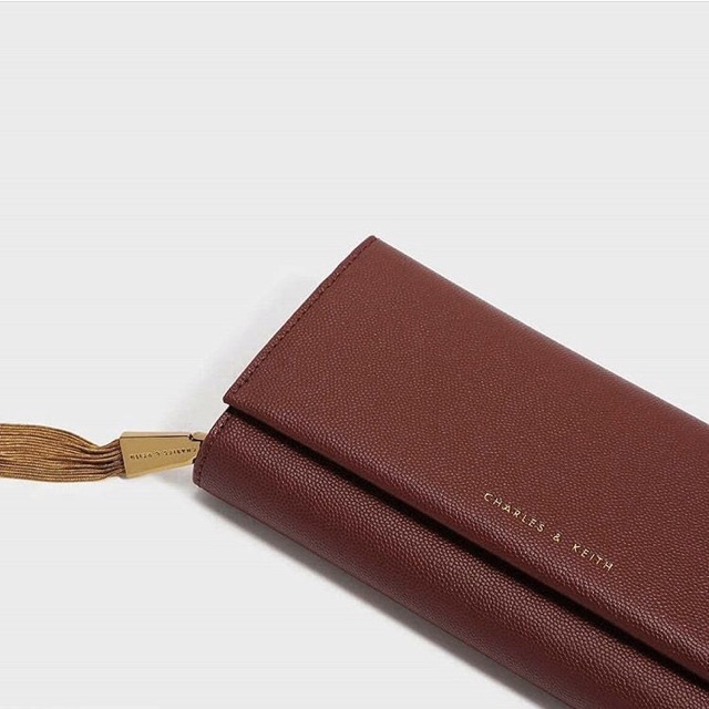 NEW !! CHARLES CHARLES&KEITHCNK WALLET ORI TASSEL DOMPET WANITA D8101/d007-3