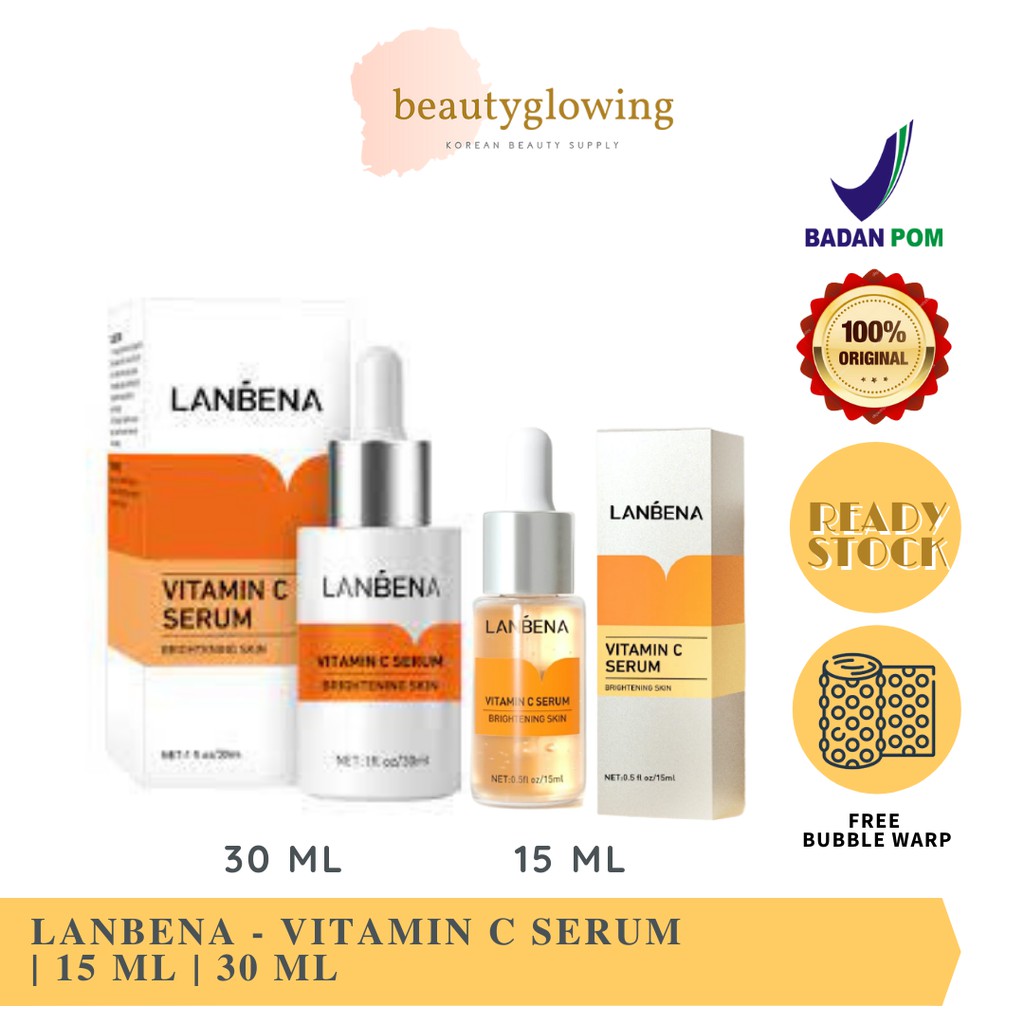 [BPOM] LANBENA Vitamin C Serum - Mencerahkan Wajah 15ml/30ml