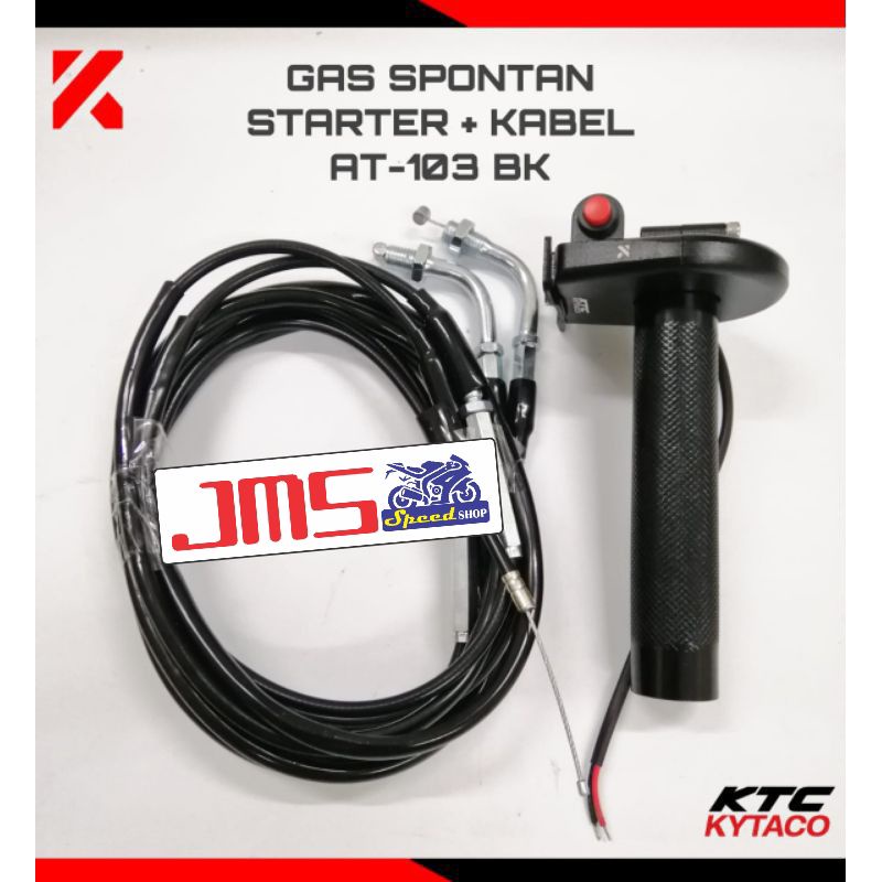 gas spontan ktc kytaco original saklar on/off plus starter universal satria fu jupiter mx mio beat rx king ninja tiger soul thunder vario scoopy ninja CBR r15