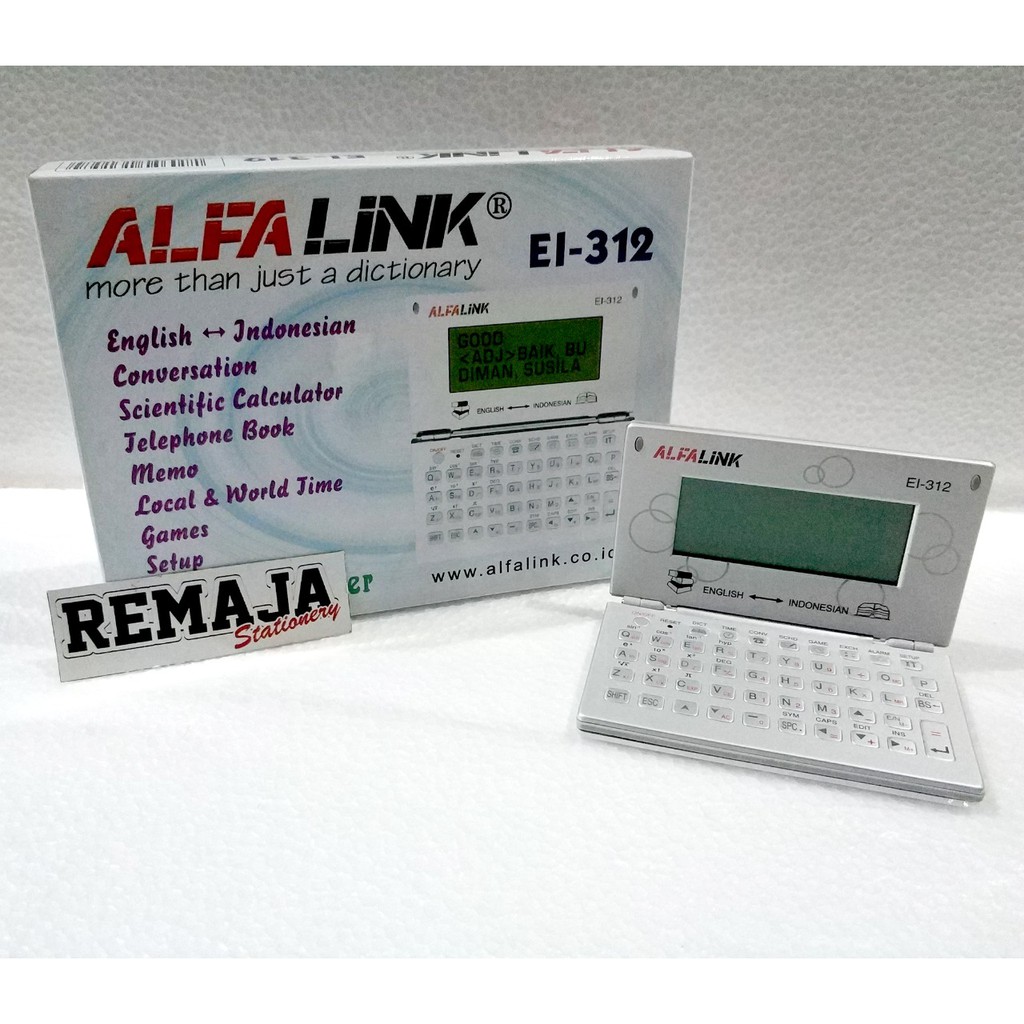 Kamus Elektronik Bahasa Inggris / Alfalink  El- 312