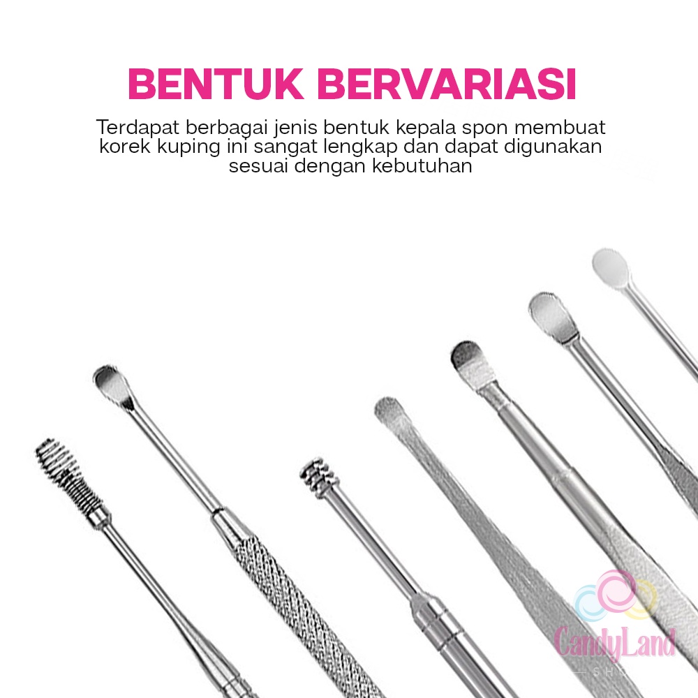 Pembersih Telinga Korek Kuping Stainless Ear Wax