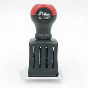 

Gagang Stempel Shiny Die-Plate Dater S-3600 + Cetak Karet Siap Pakai