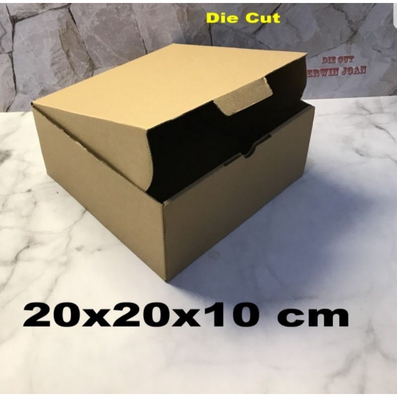 

Kardus Box Diecut 20x20x10 cm Karton Kotak Die Cut