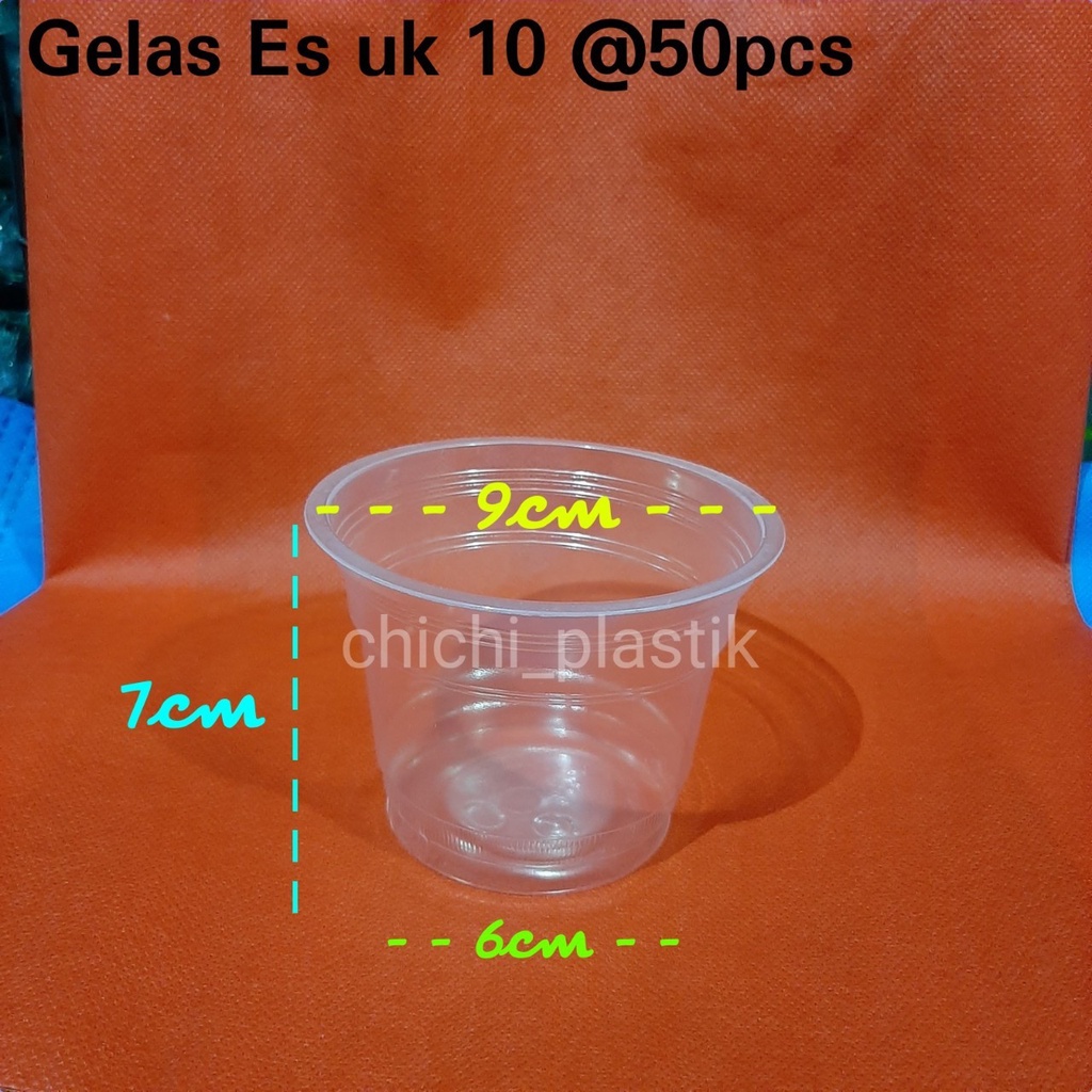 Gelas es 12oz / gelas es 10oz/ gelas es / gelas plastik / gelas minum / gelas sekali pakai