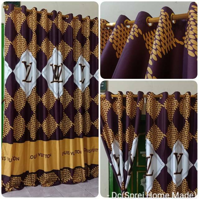 Gorden Kain Minimalis Louis Vuitton