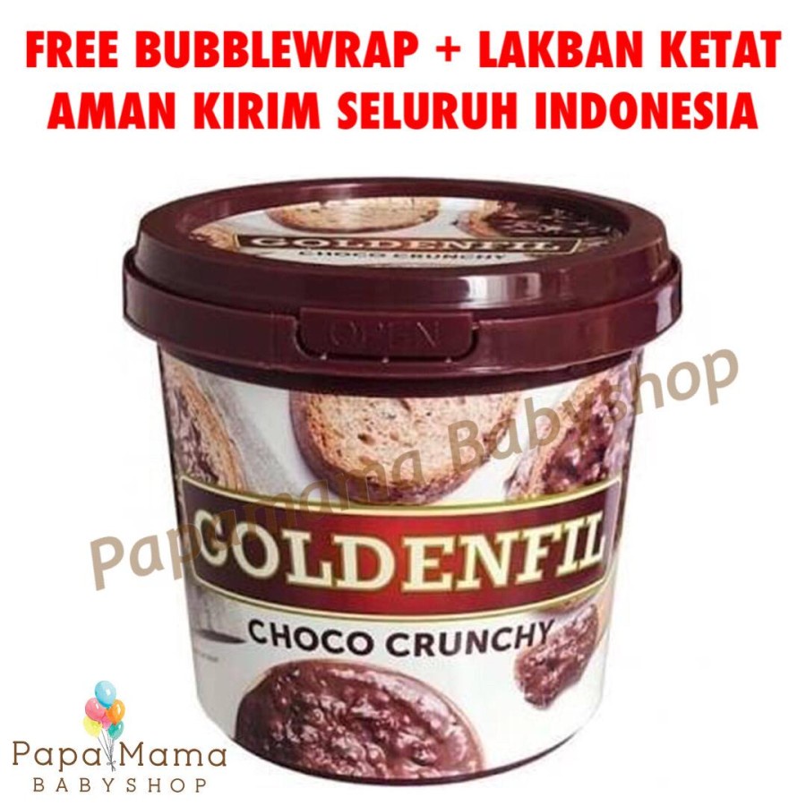 

PROMO GOLDENFIL CHOCO CRUNCHY CHOCOLATE 1KG SELAI COKLAT CRUNCHY GOJEK - CHOCO CRUNCHY