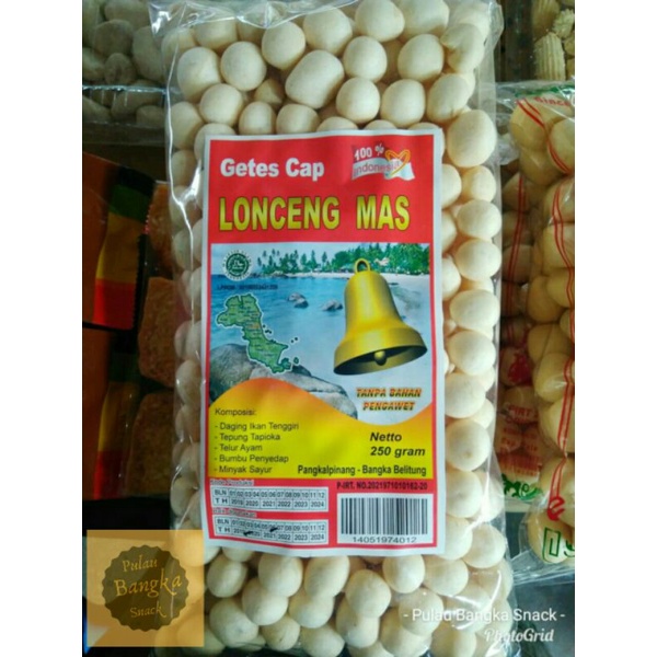 

Getas Lonceng Mas Khas Bangka 250gram