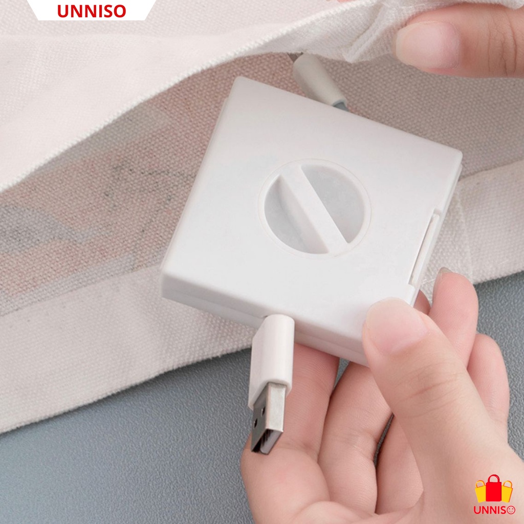 UNNISO - Cable Storage Portable Square Gulungan Kabel Multifungsi CS02