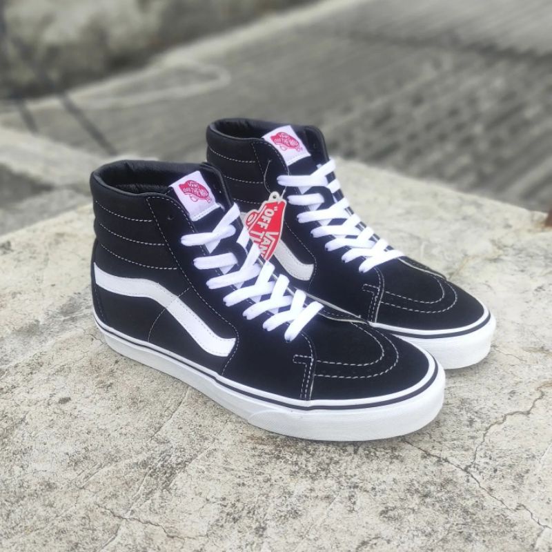 Vans SK8-HI Classic Black white Resmi PT Navya 100% Original resmi store