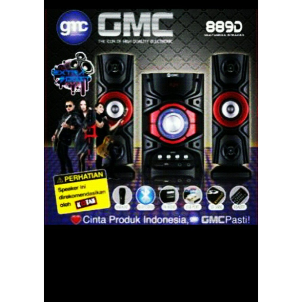 Promo speaker gmc 889d blouetoth Diskon