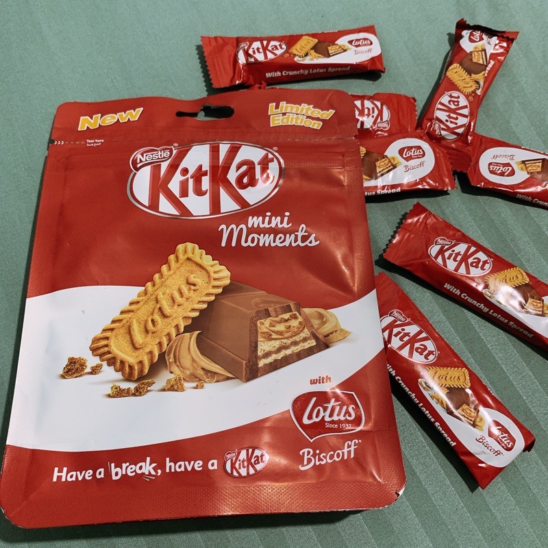 

Kitkat Biscoff Lotus Mini Moment 1 pax