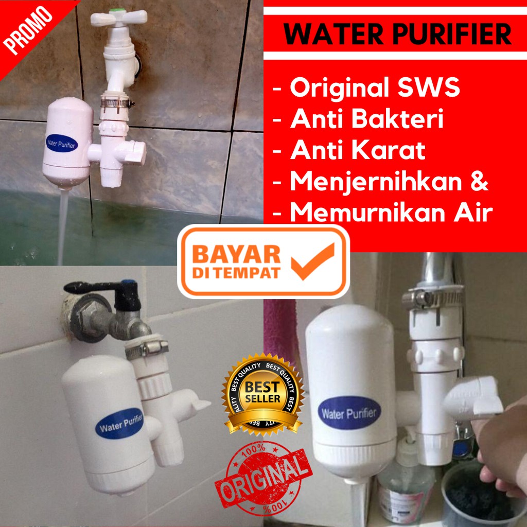 RB Filter Air Sumur Saringan Air Kran Penyaring Alat Penjenih Air Minum Keran Keruh Kotor SWS