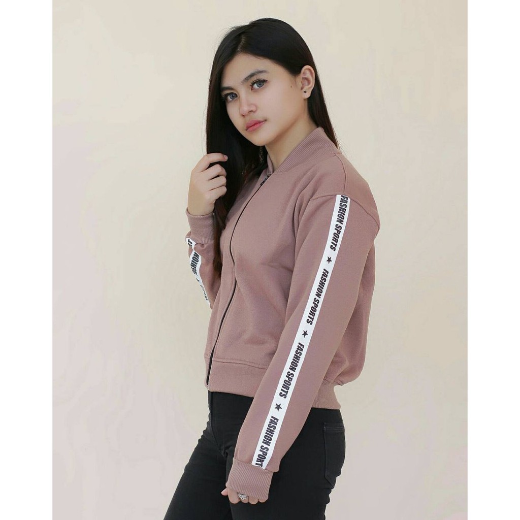 Fashion Sport Basball zipper Wanita #FSCR