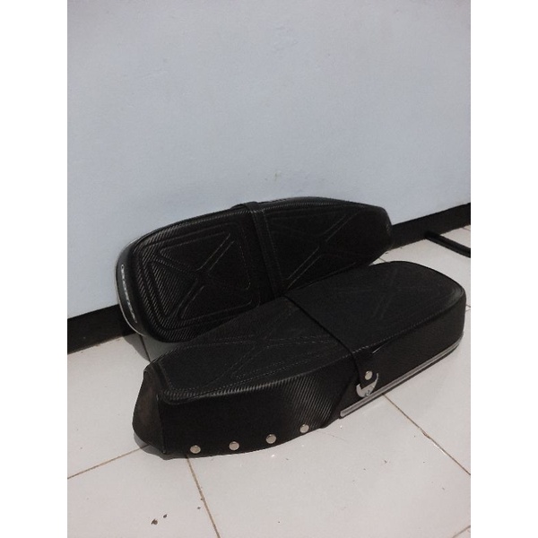 jog honda c70 terlaris jok motor c70 motif xx karbon anti gembos
