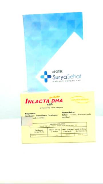 Inlacta DHA for mother isi 30 softgel - Suplemen ibu hamil menyusui