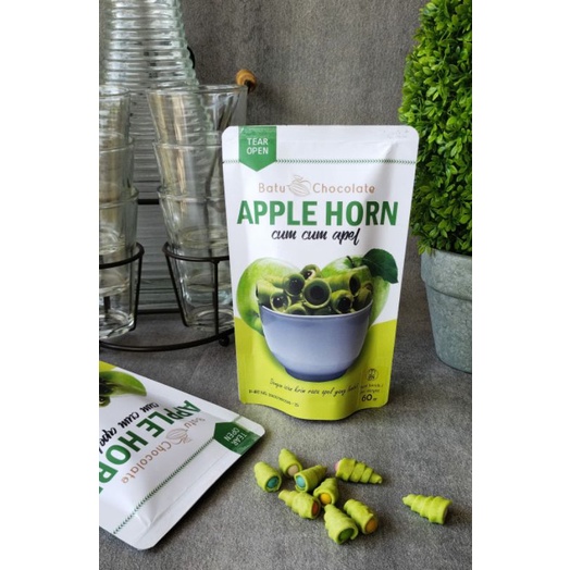 Batu Chocolate - Apple Horn ~ Cum Cum Apel - Oleh Oleh Khas Malang  - Oleh oleh khas Batu - Apel Malang