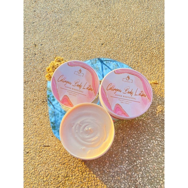 EFTWO COLLAGEN BODY LOTION with dna salmon dan alpha arbutin