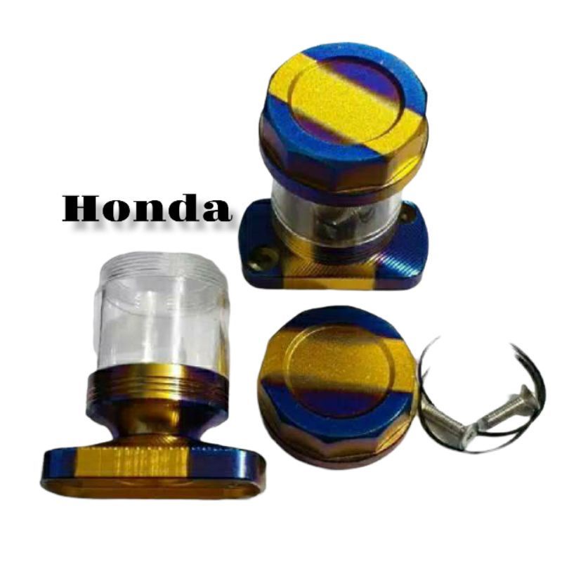 Tutup Stempel Kaca Two Tone Honda Yamaha Universal