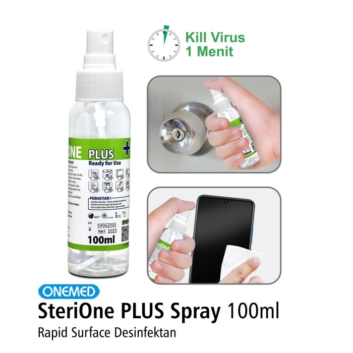 SteriOne Plus Desinfektan 100ml Spray Onemed OJ2