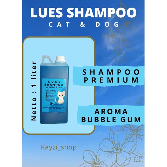 Shampoo primium kucing dan anjing anti rontok/fleas/bakteri