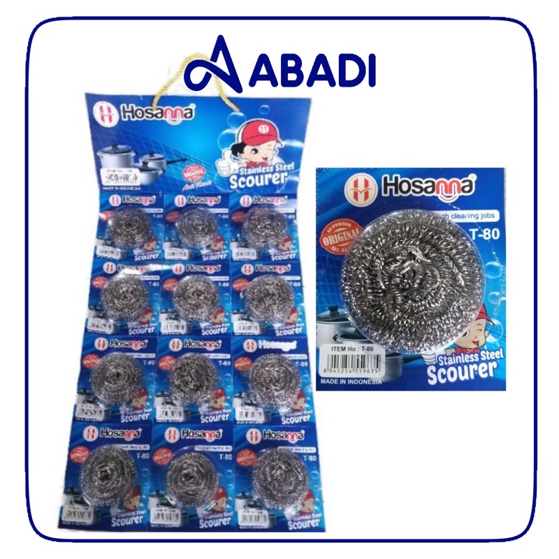 Gosok Panci T-80 Hosanna (1lmbr/12pcs)