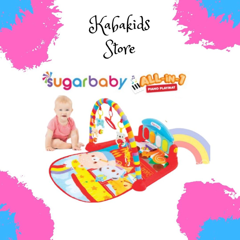 Sugar Baby All in 1 Piano SugarBaby Playmat Mainan Edukasi