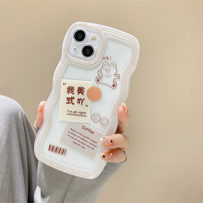 Soft Case Silikon TPU Motif Kelinci Untuk iPhone 13 12 11 Pro Max X Xr Xs Max SE 8 7 6 6s Plus