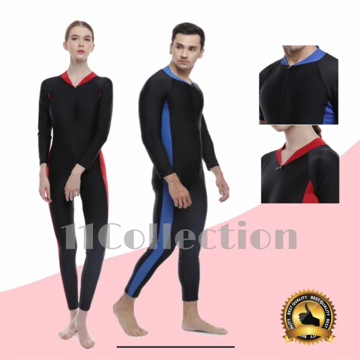 Baju Renang Wanita Baju renang wanita dan pria dewasa. Selam dewasa pria dan wanita - Biru, M(T1G1) 