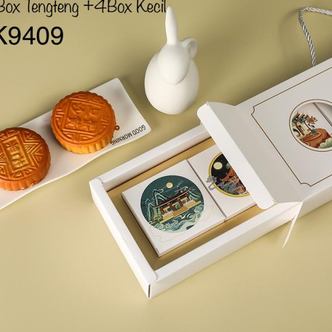 

Langsung Proses Kotak Mooncake isi 4| sekat 4| K9409 dus Kue Bulan| Box| Packaging | K90| K94