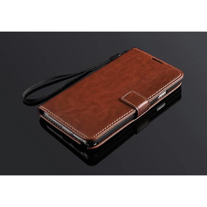 Cover Hp, Leather Flip Cover Wallet Samsung J5 J7 Prime On5 On7 2016 Case Casing Import