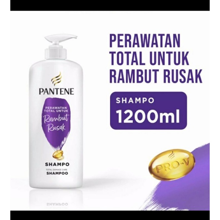 Shampoo pantene 1200ml 1200 ml total damage care