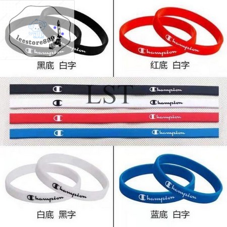 LEESTORE889 Gelang Karet Champion - Bracelet Rubber - Aksesoris Fashion