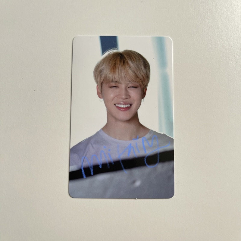 pc photocard jimin memories 2017 memo17