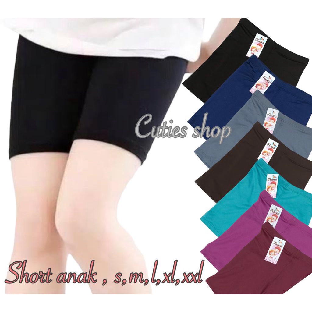 SHORT ANAK POLOS, COCOK UNTUK HARIAN , BAHAN JERSEY