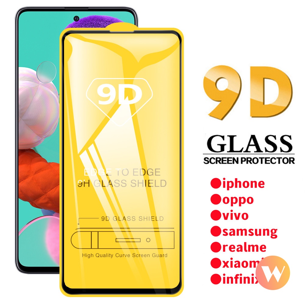 REDMI XIAOMI Pelindung Layar Tempered Glass 9D 10A 10C 9 9T 9A 9C 8 8A Mi POCO M4 M3 pro X3 NFC pro POCO M3 F4 12 Lite Note 10 10 pro 10s 11 11pro Note 9s Pelindung Layar Tempered Glass