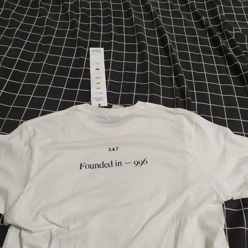 T-SHIRT UNKL347 SOLID GOLD WHITE ORIGINAL 100%  (COD)